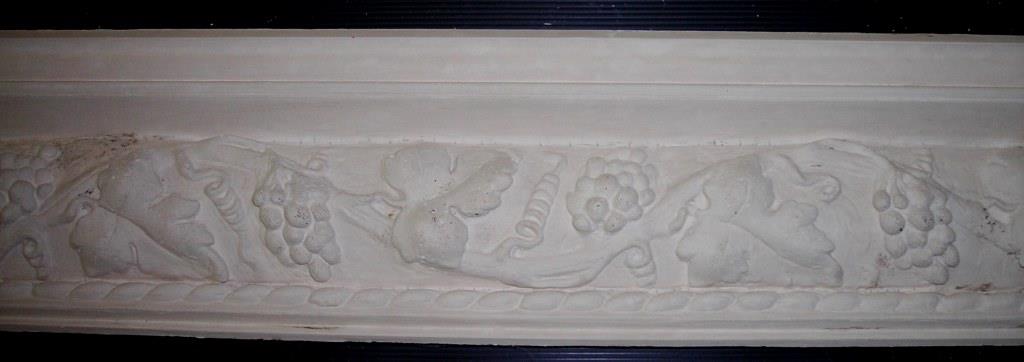 new William Morris English Cotswolds style Arts & Crafts Movement fibrous plaster frieze cornice moulding