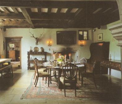 Norman Jewson's Cotwolds Arts & Crafts Movement plaster Owl plaque in Owlpen Manor