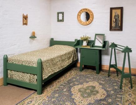 William Morris & Co. painted Arts & Crafts Movement Reformed Gothic Revival 'Artisan' bedroom furniture