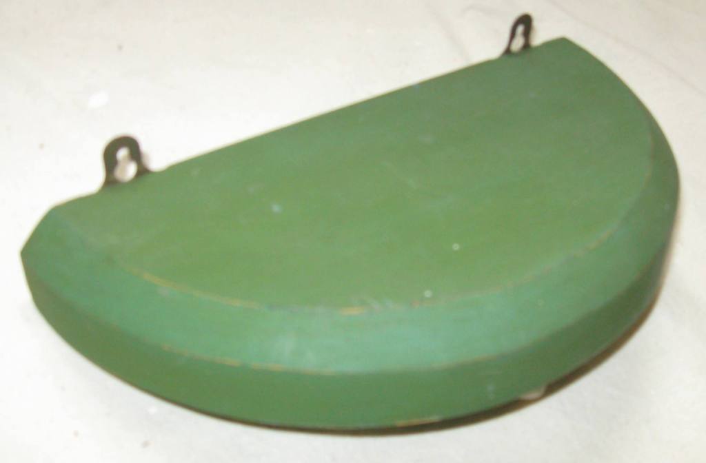 Shelf William Morris painted green Arts & Crafts Movement Reformed Gothic Revival furniture