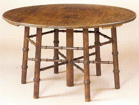 Wm Morris & Philip Webb Gothic wooden dining table furniture