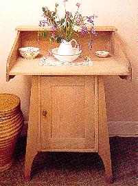WR Lethaby Arts & Crafts movement washstand design furniture
