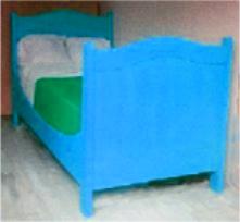 Painted wooden Vincent Van Gogh beds & bedsteads furniture