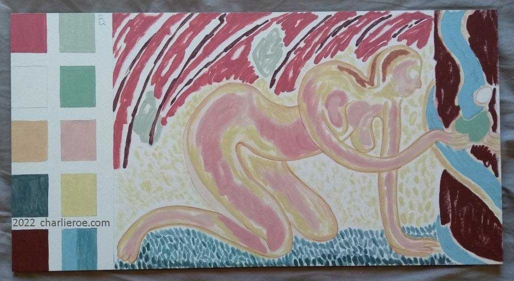 2nd sample board with one of the Eve finished versions