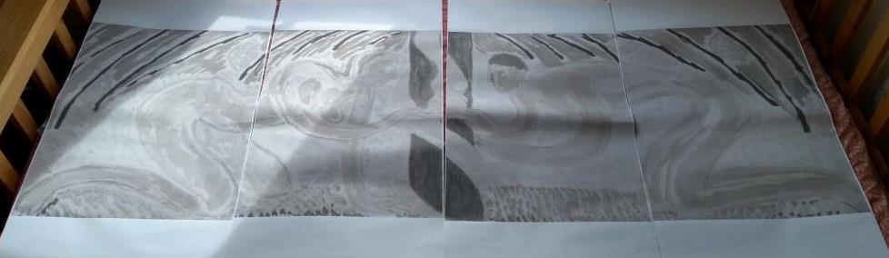 new Adam & Eve drawings full size for the doors