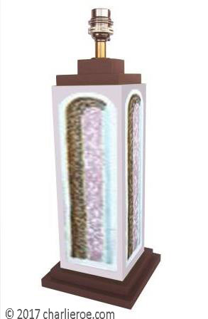 New Bloomsbury Group style Painted table Lamp
