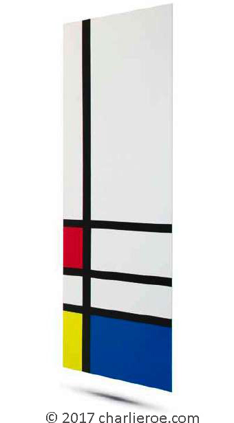 Piet Mondrian De Stijl painted bathroom radiator