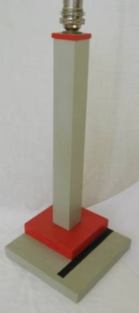 New Gerrit Rietveld de stijl painted table lamp light