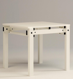new Gerrit Rietveld De Stijl painted lacquered Military coffee table
