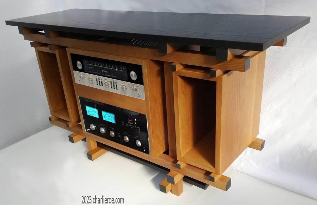 New Gerrit Rietveld De Stijl large stereo unit, TV stand or sideboard finished