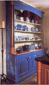 Gothic painted kitchen dresser furniture