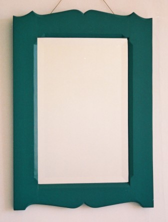 New Gothic style painted wall mirror frame