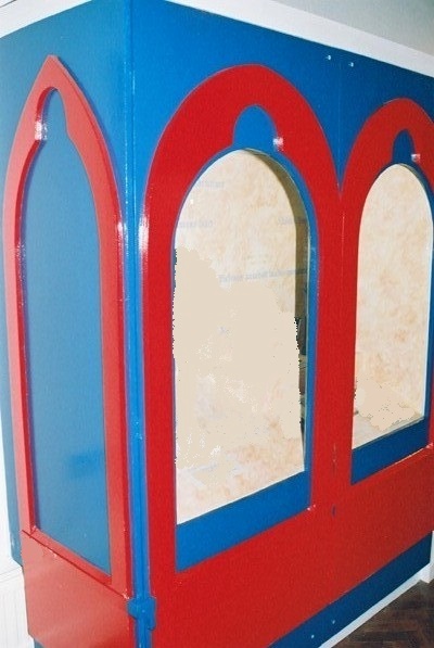 Gothic painted kitchen dresser furniture