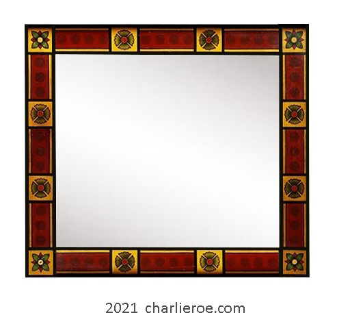 New Gothic Revival style Painted gilded gold Mirror frame