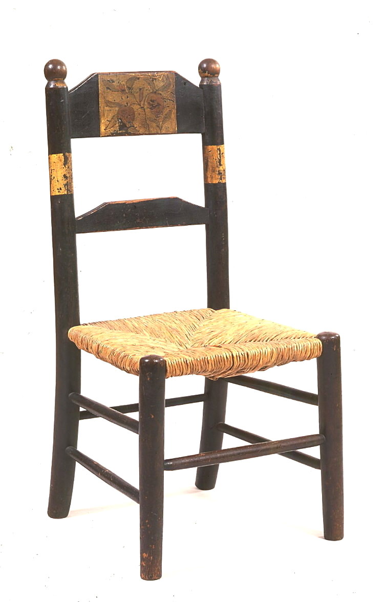 William Burges Gothic rush seated chair Furniture