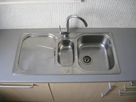 1.5 bowl stainless steel sink