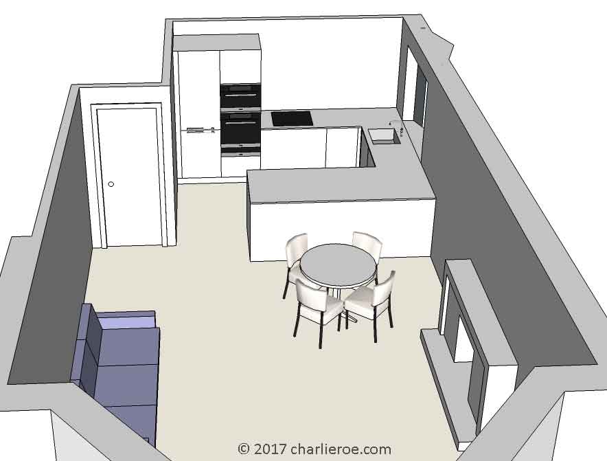 new fitted kitchen planning layout