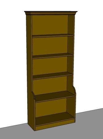 new C F A Voysey Oak Arts & Crafts Movement bookcase