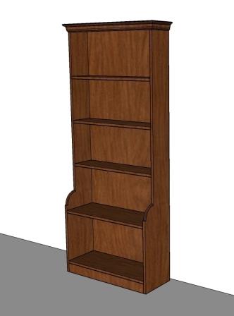 new C F A Voysey Oak Arts & Crafts Movement bookcase