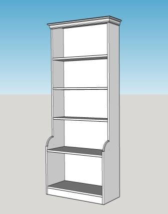 new C F A Voysey Oak Arts & Crafts Movement bookcase