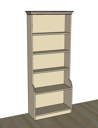 new C F A Voysey Oak Arts & Crafts Movement bookcase