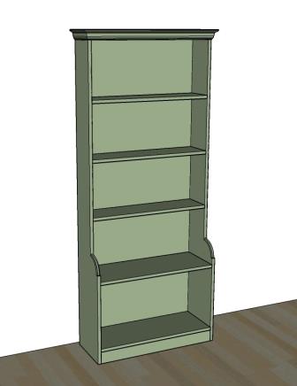 new C F A Voysey Oak Arts & Crafts Movement bookcase