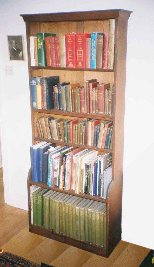 C F A Voysey's personal Oak Arts & Crafts Movement bookcase