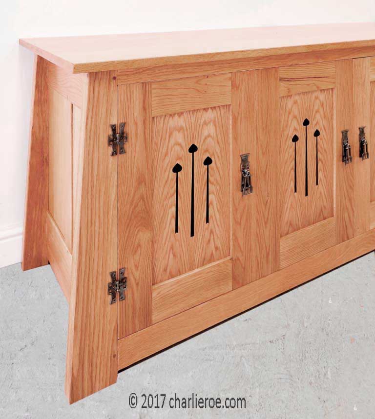 New Arts & Crafts Movement Oak & painted Sideboards & cupboards