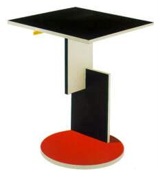 Gerrit Rietveld De Stijl mondrian painted End table