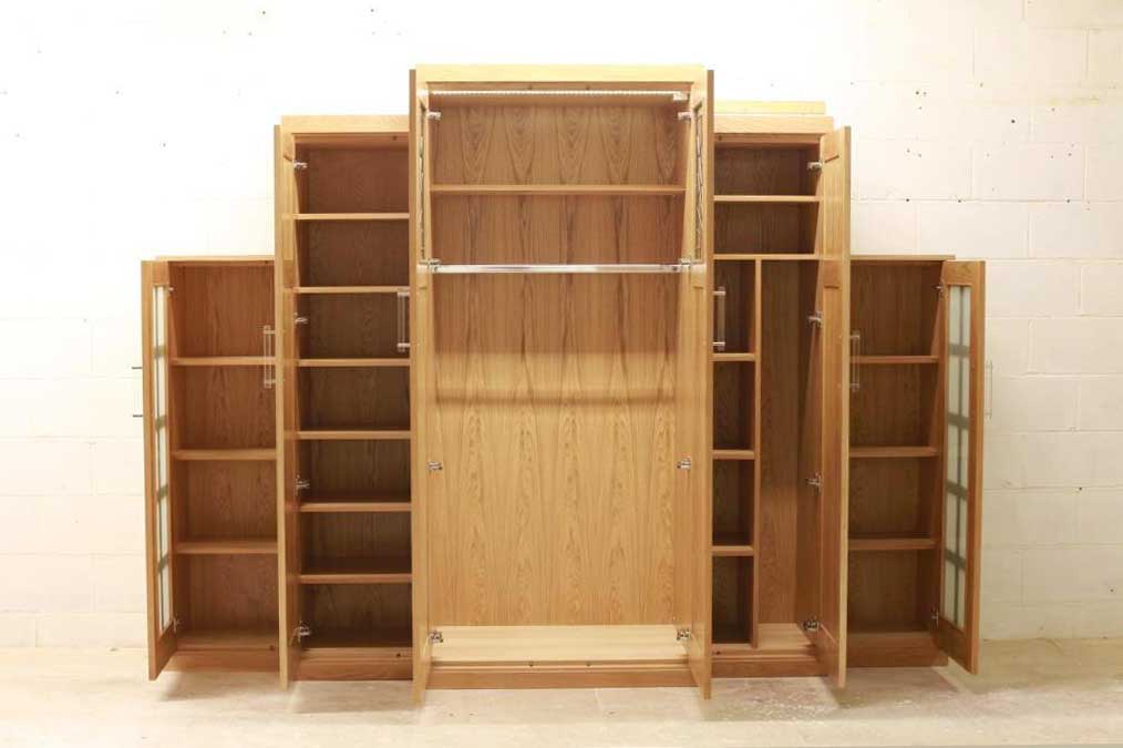 new Egyptian style stepped breakfront 6 door bedroom wardrobes room plan